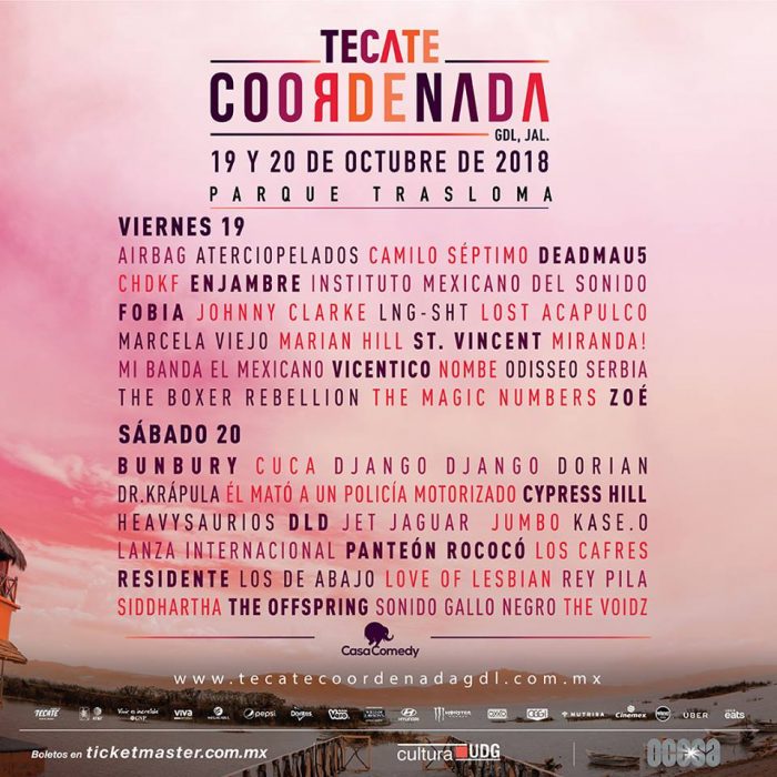 Guía de Supervivencia Tecate Coordenada 2018